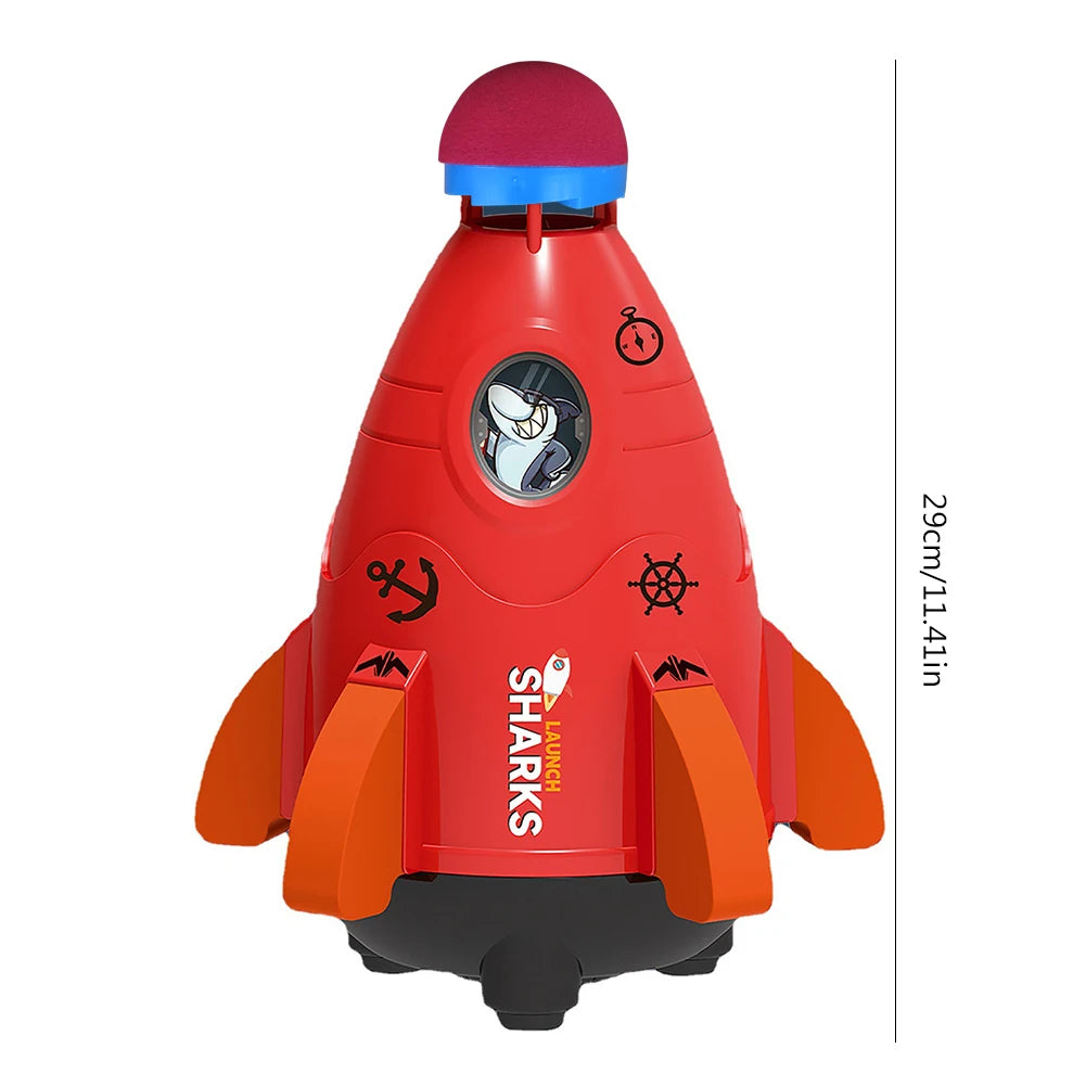 Creative Space Rocket Sprinkler Rotating Water